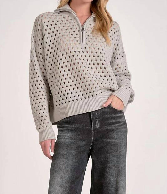 Elan - Arabella Half Zip Sweater