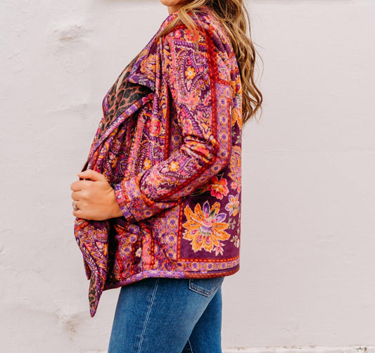 Johnny Was - Joan Wrap Binded Sherpa Jacket