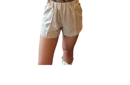Thml - Suede Taupe Shorts