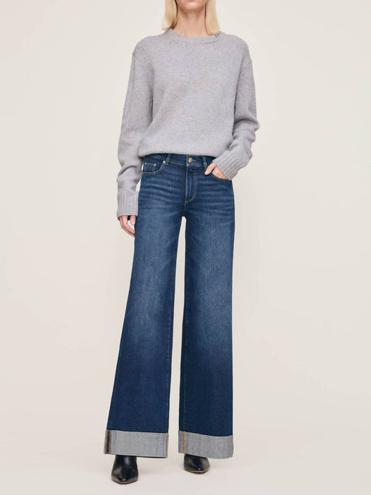 Dl1961 - Women'S - Hepburn Wide Leg Mid Rise Jeans