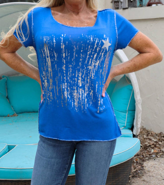 Waterfall and Star T-Shirt