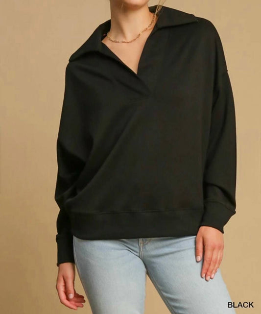 Umgee - Collared Neck Top