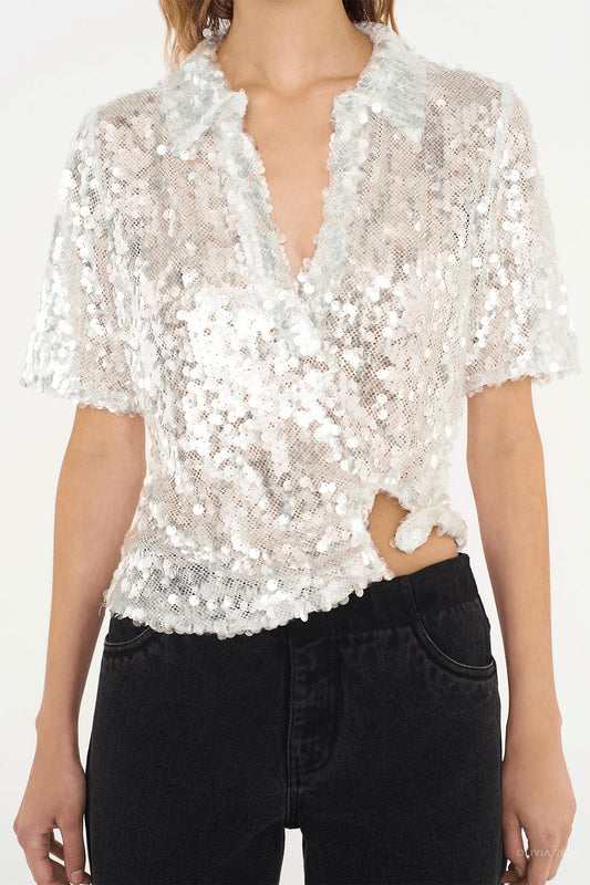 Christopher Esber - Opaline Sequin Polo