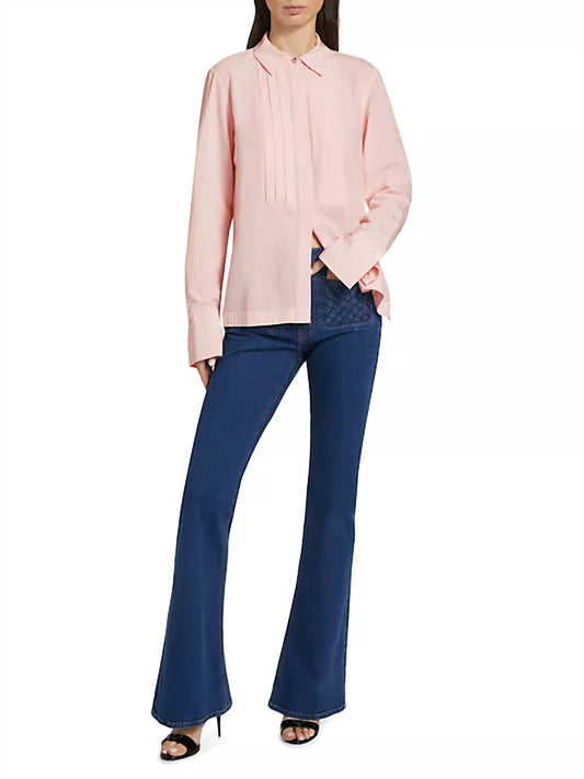 Derek Lam 10 Crosby - Valera Long Sleeve Tuxedo Shirt