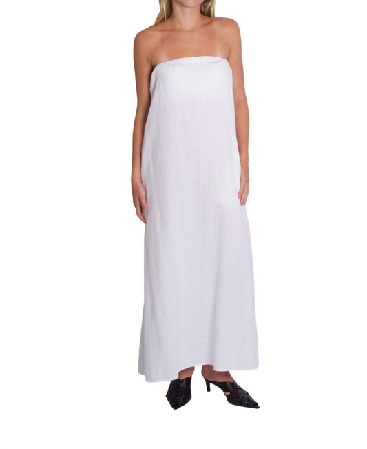 Stateside - Linen Column Maxi Dress