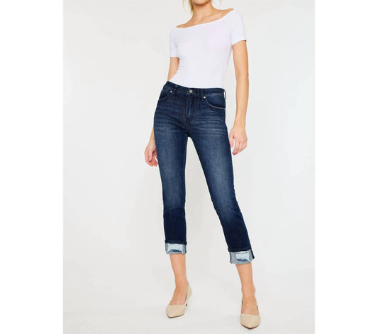 Kancan - Skinny Leg Cuffed Jeans