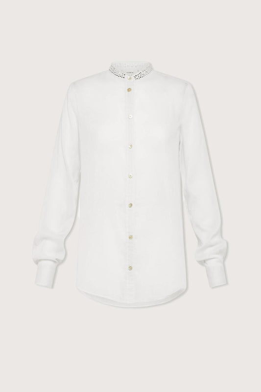 Forte Forte - Women's Voile Collar Crystal Shirt