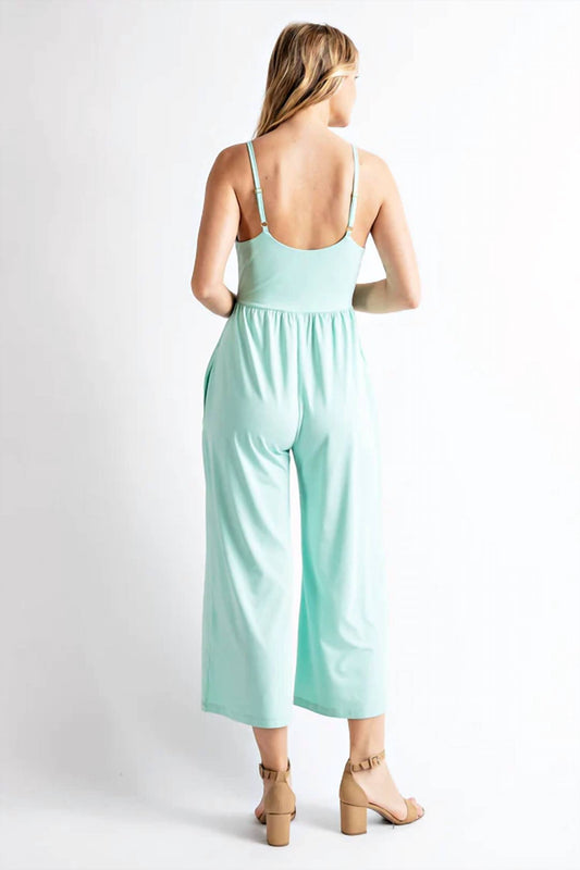 Rae Mode - Mint Butter Soft Tank Jumpsuit