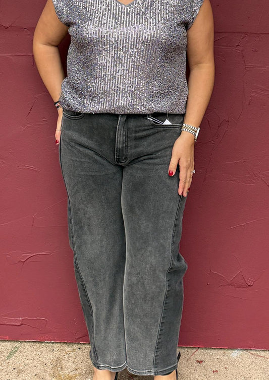 Anniewear - Raven Barrel Jean