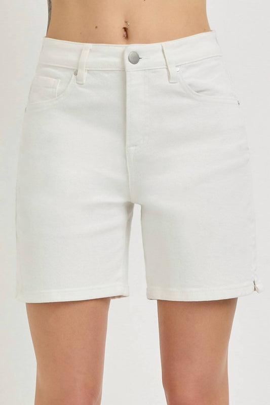 Risen - Curvy Tummy Control Hight Rise Relaxed Mid Length Shorts