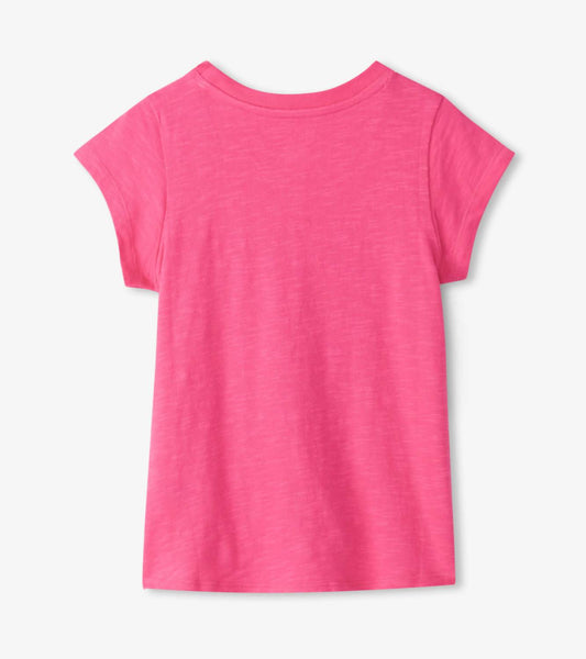 Hatley - Girl's Chiffon Heart Tie Front Tee