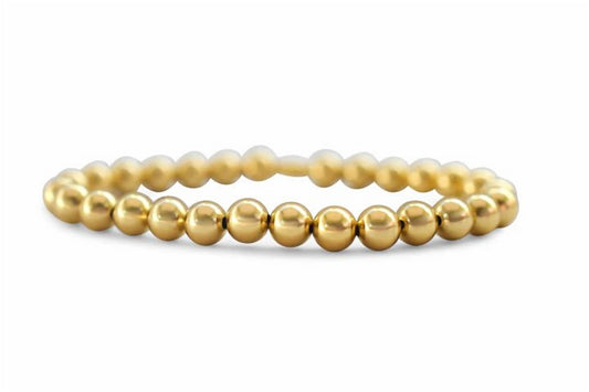 Stia - Classy & Comfortable Beaded Stretch Bracelets - 6mm Round