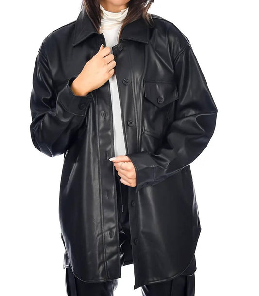 Rd Style - Charlene Vegan Leather Shirt