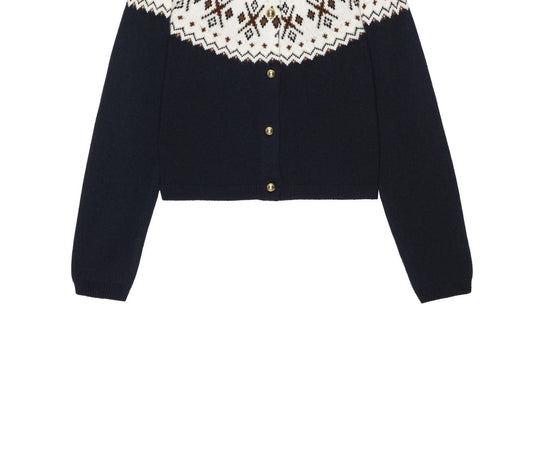 Frame - Women's Fairisle Cashmere Cardigan