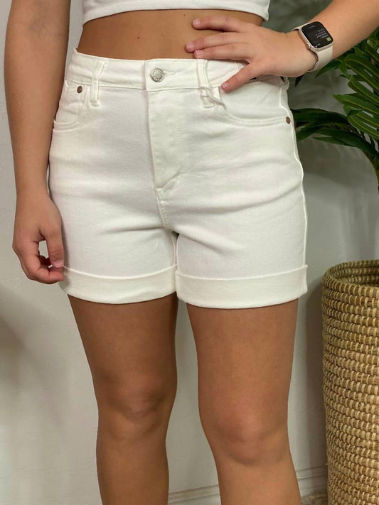 Judy Blue - High Waisted Double Cuff Shorts