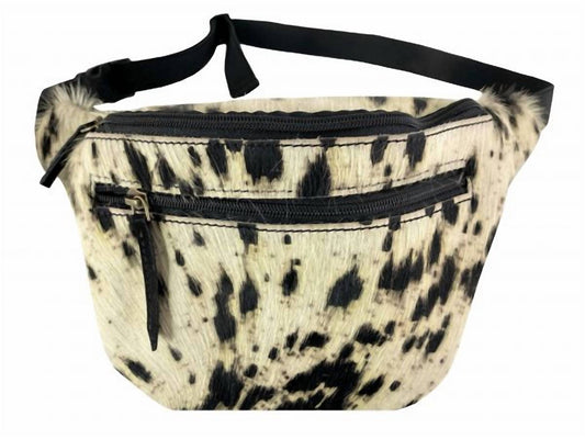 Showman - Women's Hair On Cowhide Design Hip Pack Bag