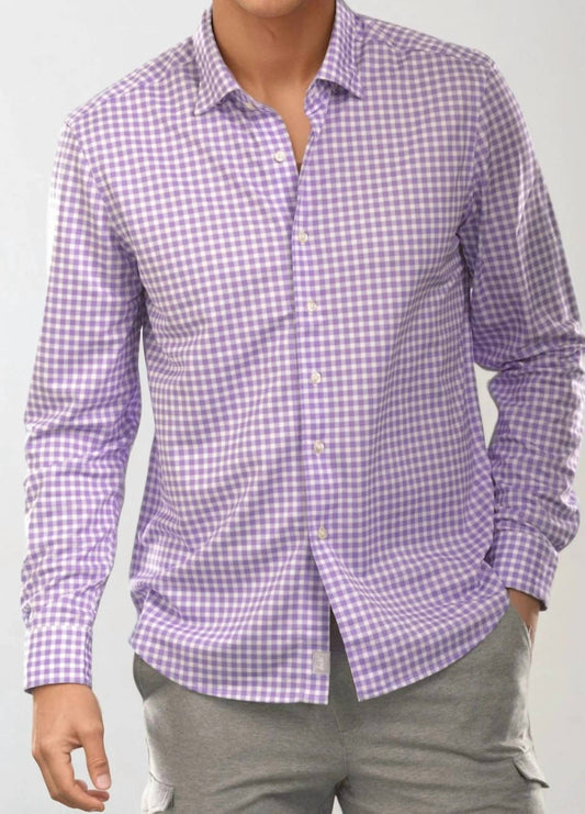Buki - Mauro Long Sleeve Check Tech Shirt