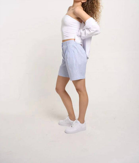 Hunter & Brown - Stripe Bermuda Shorts