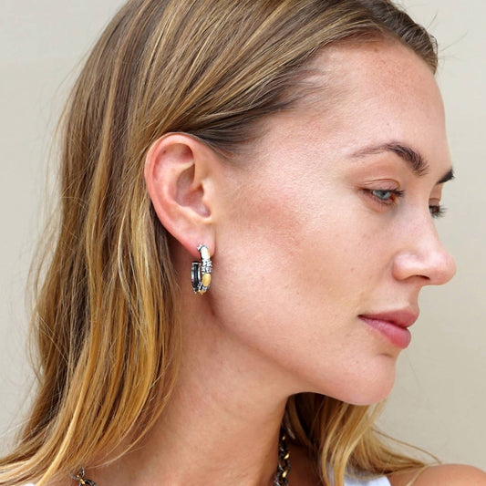 Tat2 Designs - Alma 1" Hoop Earrings