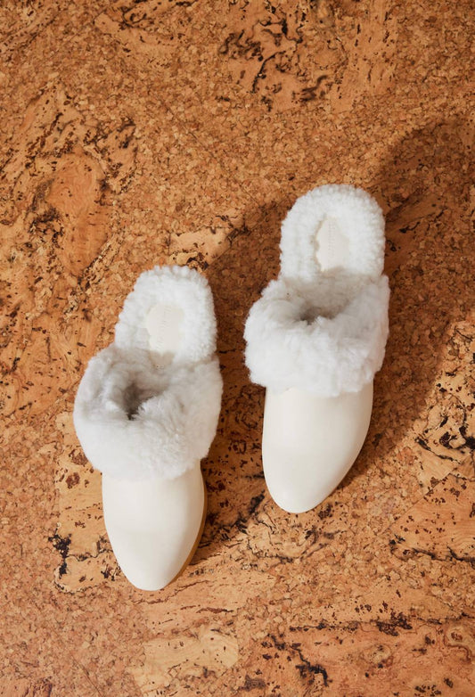 WOMEN'S PILLOW SHEARLING CLOG