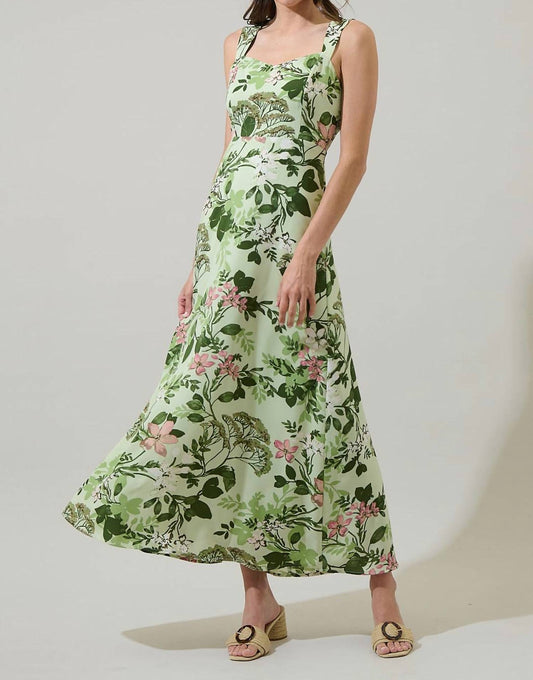 Sugarlips - Floral Bary Smocked Maxi Dress