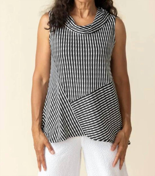 Habitat - Uptown Stripe Sleeveless Cowl Top