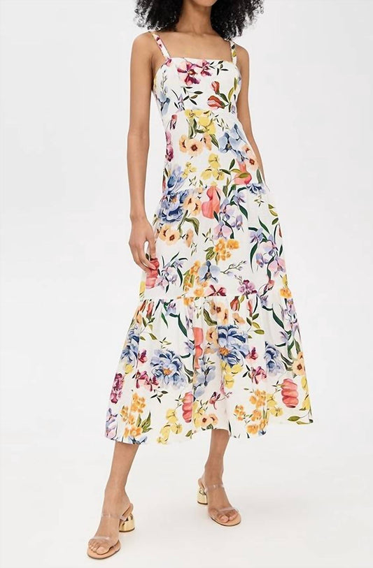 Farm Rio - Greek Garden Sleeveless Maxi Dress
