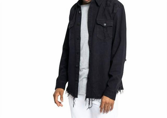 Victorious - Long Sleeve Button Up Denim Jacket