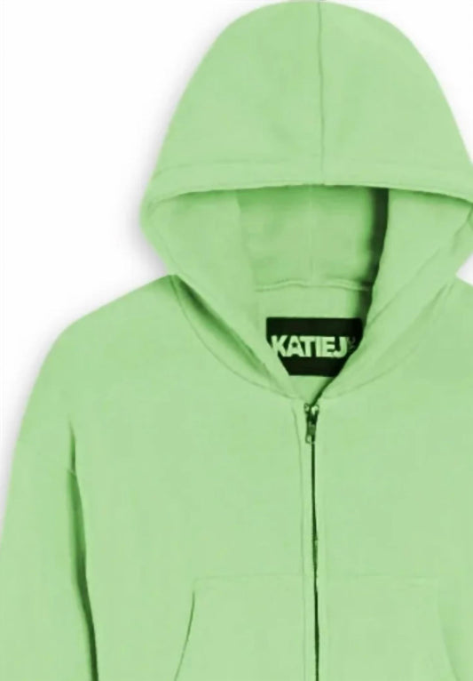 Katie J Nyc - Girl's Tween Dylan Zip Up Hoodie