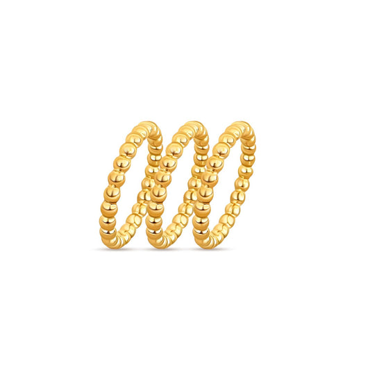 Ellie Vail - Lucia Beaded Triple Ring Set