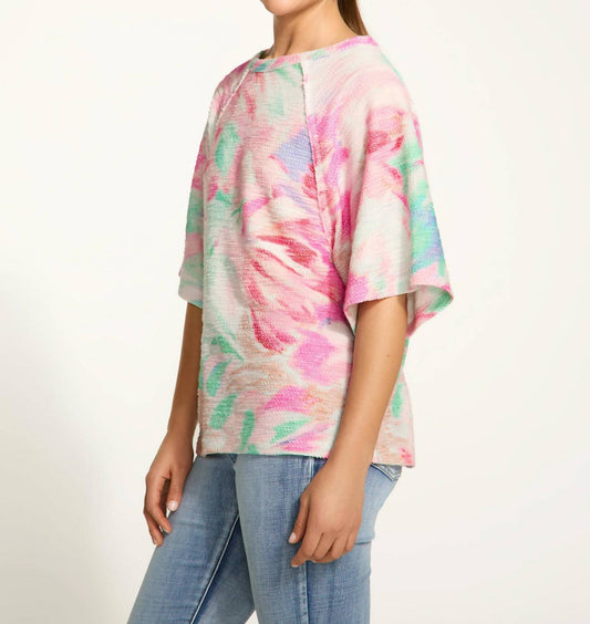 Fdj - Printed 3/4 Sleeves Top