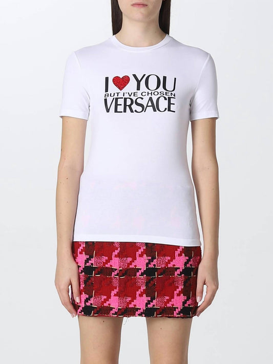 Versace - Logo Printed Crewneck T-shirt