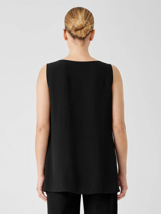 Eileen Fisher - Ballet Neck Tunic Tank