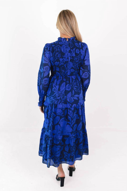 J.Marie - Stevie Ruched Long Sleeve Midi Dress