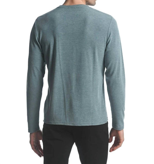 Postmarc - Stretch Knit Long Sleeve Crew Pullover Shirt