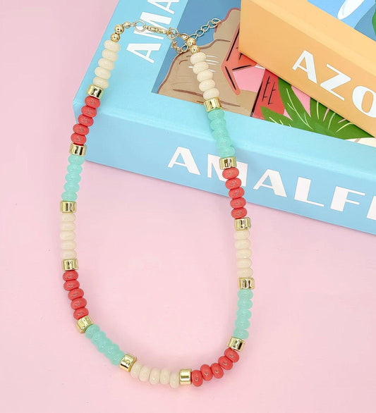 Treasure Jewels - Women's Coastal Spritz Beaded Necklace