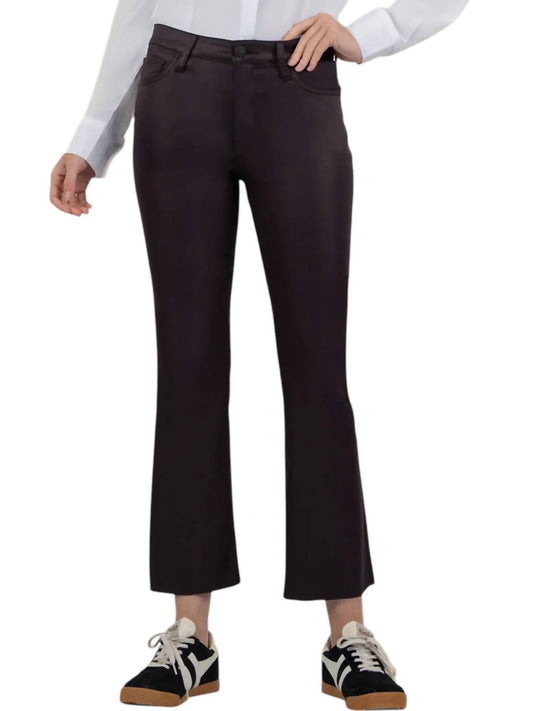 Kut From The Kloth - Kelsey Coated High Rise Ankle Flare Pants