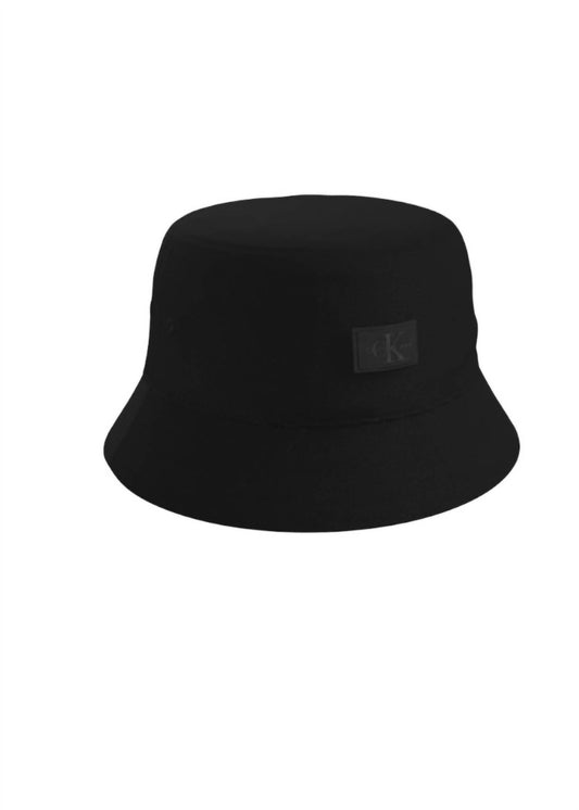 Calvin Klein - Men's Monologo Patch Nylon Bucket Hat