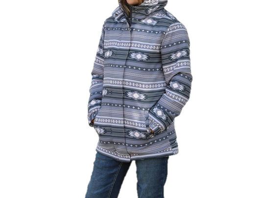 Cinch - Aztec Printed Hooded Coat