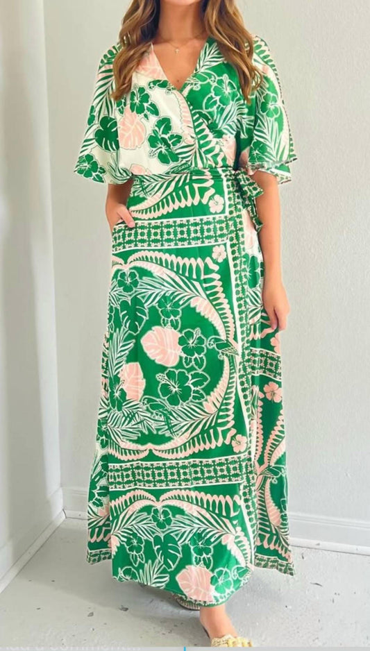 Ciebon - Wrap Maxi Dress