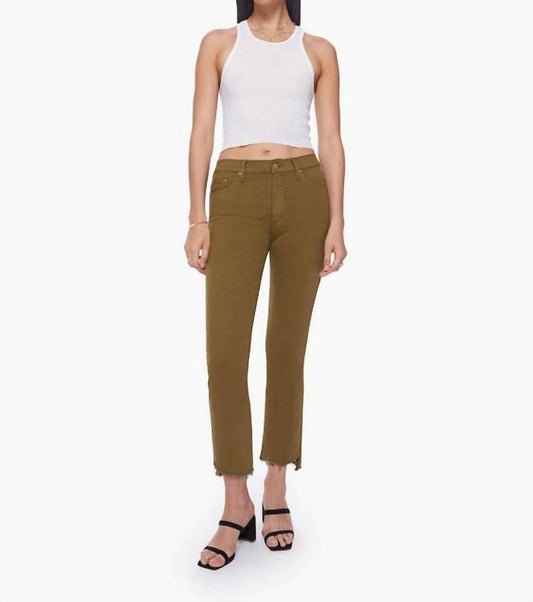 Mother - The Insider Crop Step Fray Jean