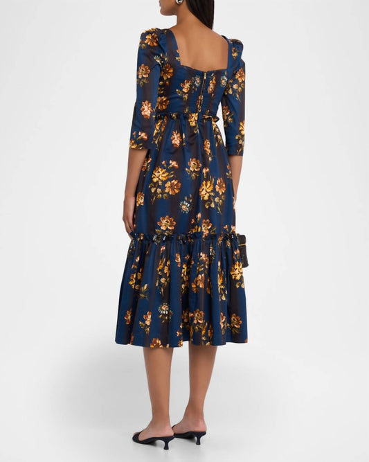 Cara Cara - Hill Printed Cotton Sateen Midi Dress