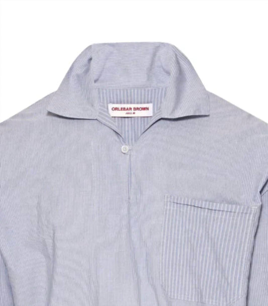 Orlebar Brown - Men's Thwaites Mix Stripe Long Sleeve Top