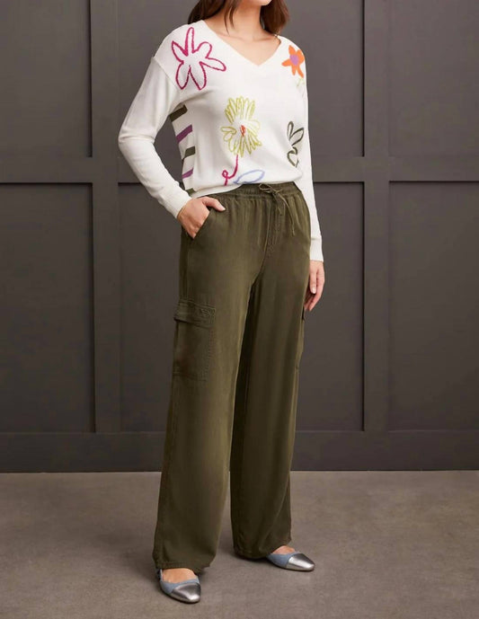 Tribal - Wide Cargo Drawstring pant