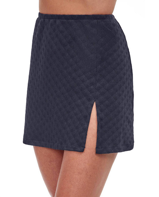 Gottex - Textured Cover Up Mini Skirt With Slit