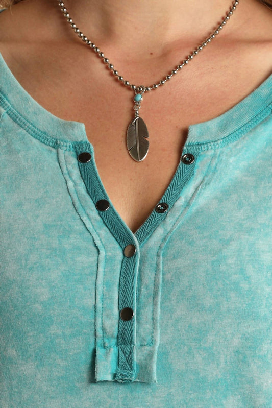 Panhandle - Corset Style Eyelet Top