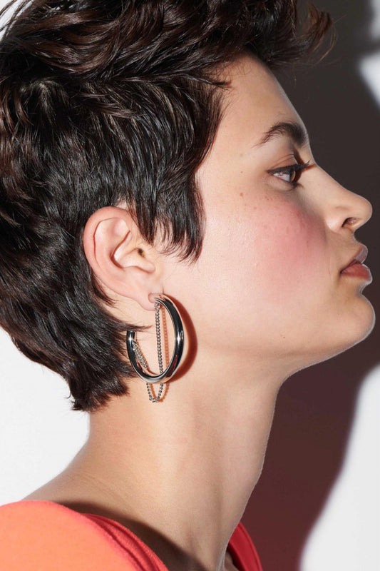 Demarson - Women's Miley Hoops Earrings