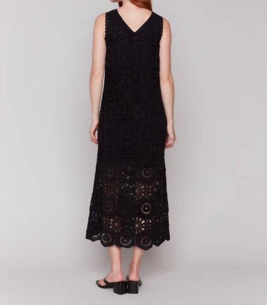 Charlie B - Crochet Sleeveless Maxi Dress