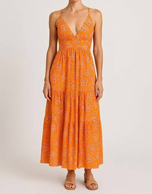 Fate - Condado Tiered Strappy Maxi Dress