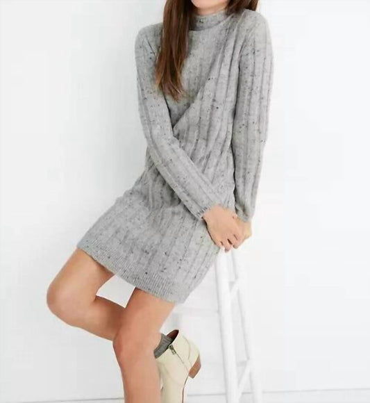 Madewell - Donegal Rolled Mock Neck Sweater Dress